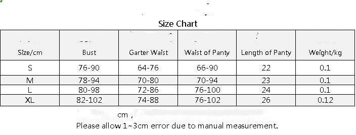 Lace Contrast Color Belt Leg Ring Garter Underwear Set