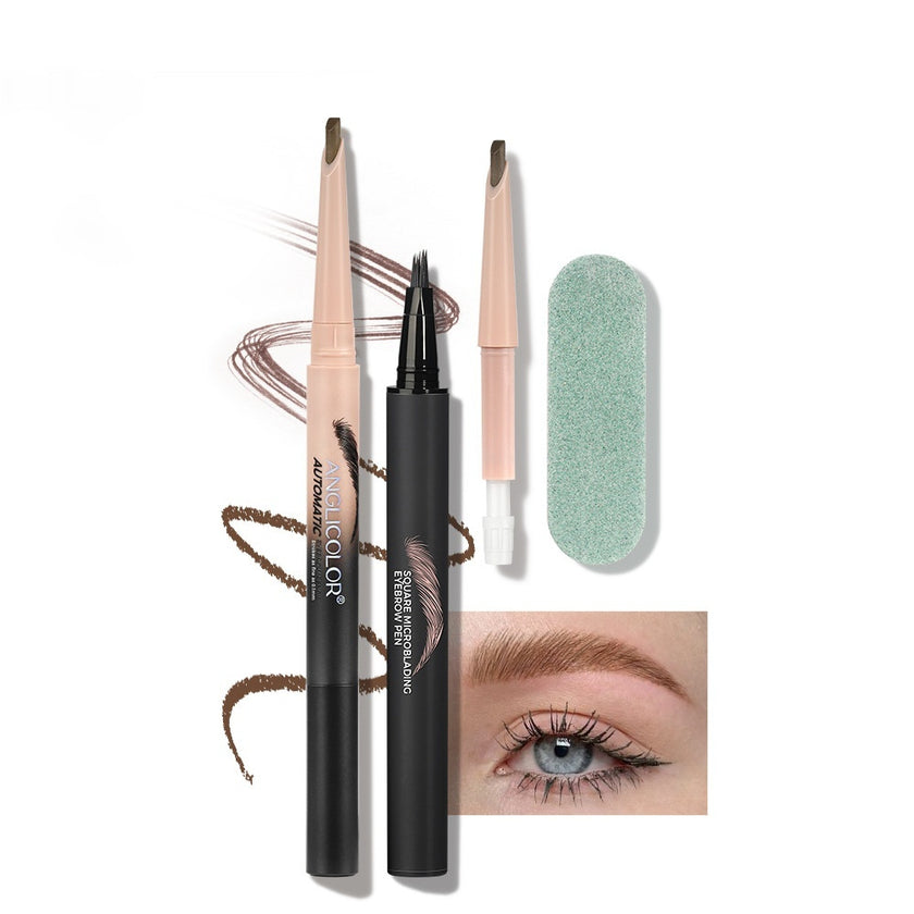 Liquid Water Eyebrow Pencil Sets Of Boxes Smooth Discoloration Resistant