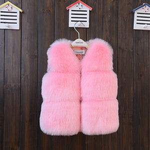 Fur Vest Short Thickened Cotton-padded Coat