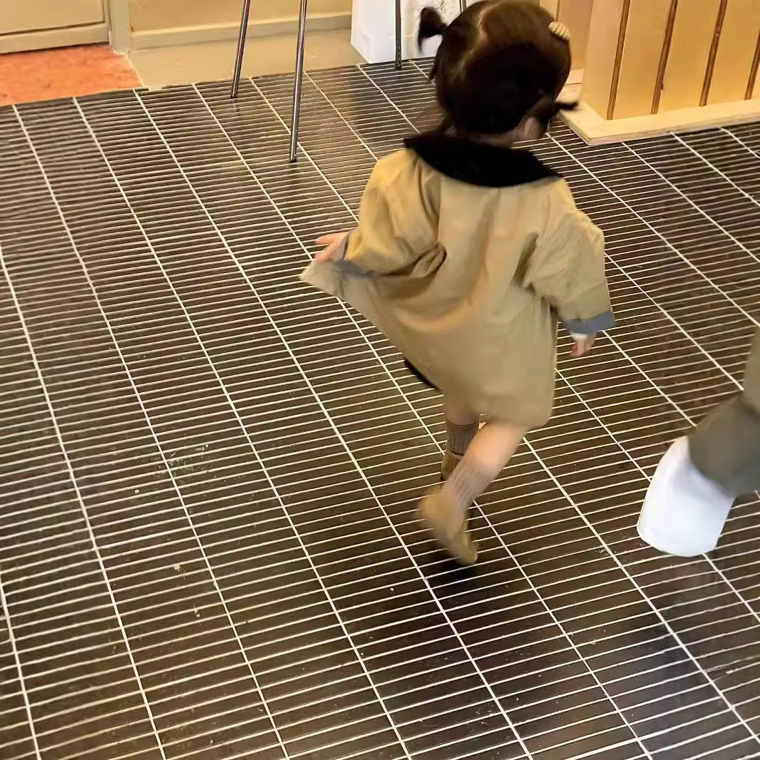 Girls' Spring And Autumn Clothes Children's Trench Coat