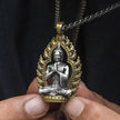 Solid Guanyin Guardian Pendant For Men
