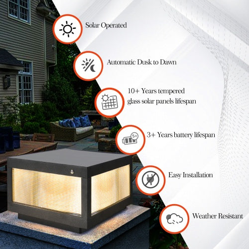 Solar Wall Light With Dimmable LED-2 Package Unavailable Platforms