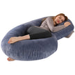 Crystal Velvet C-type Pregnancy Pillow For Sleeping On The Side