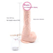 Flesh Color Penis Sucker With Egg Penis Sex Toys For Men And Women