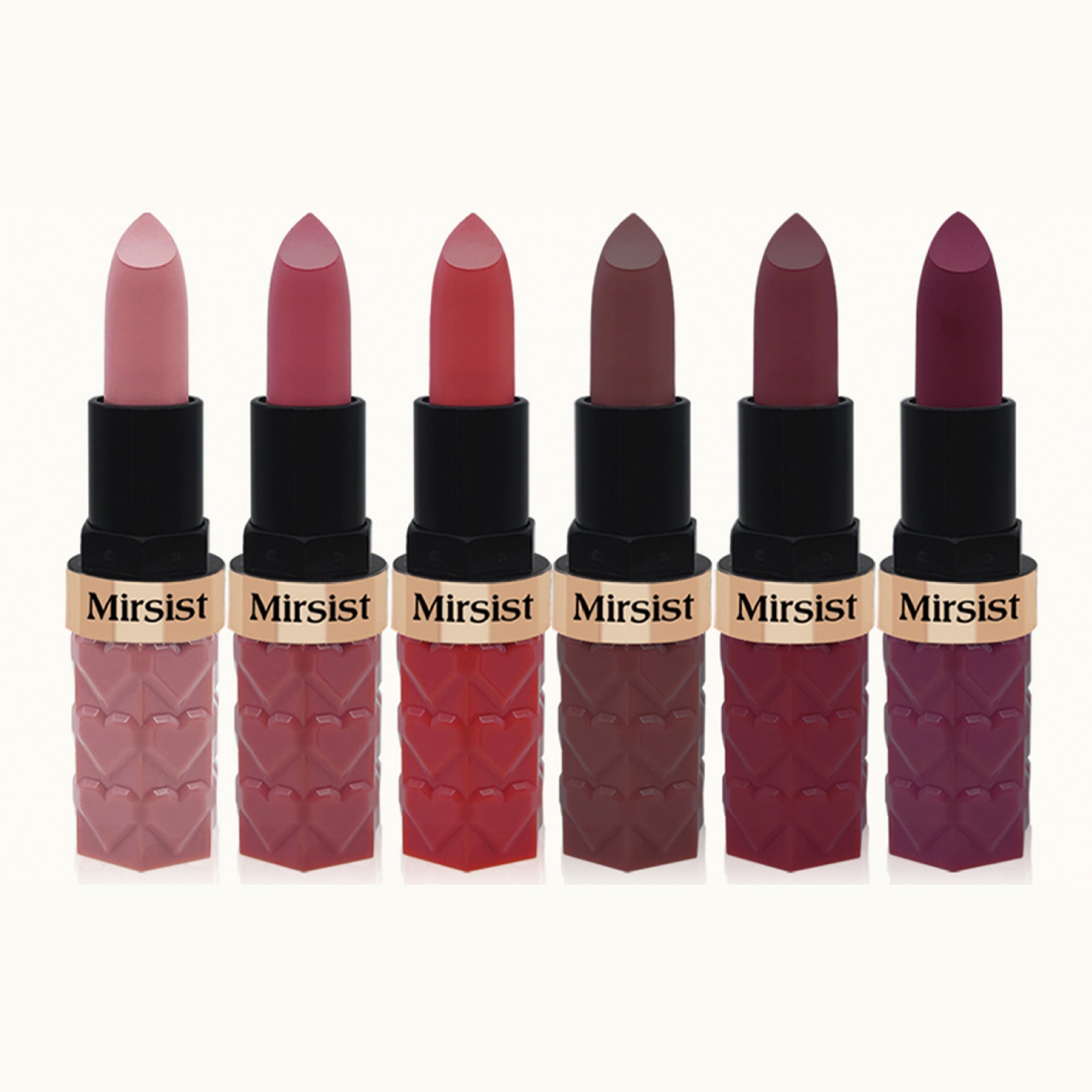 6 Color Matte Lipstick No Stain On Cup Waterproof And Durable