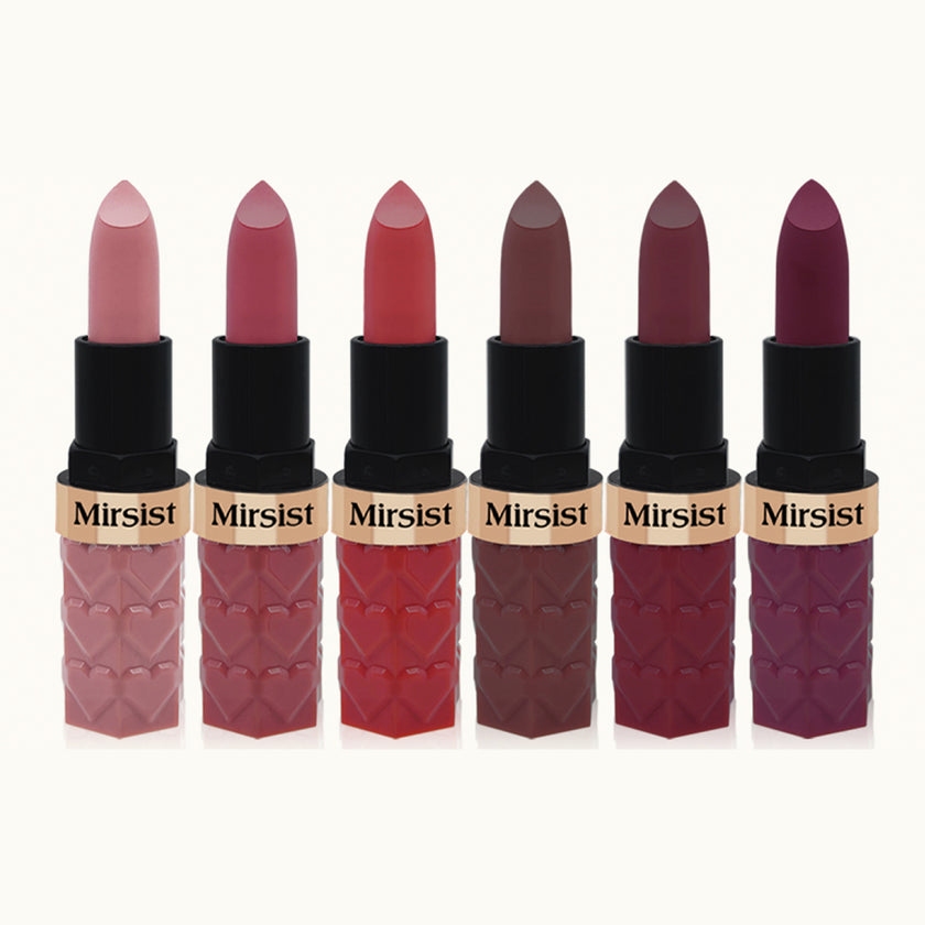 6 Color Matte Lipstick No Stain On Cup Waterproof And Durable
