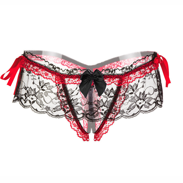 Ladies Underwear Transparent Temptation Lace File Sexy