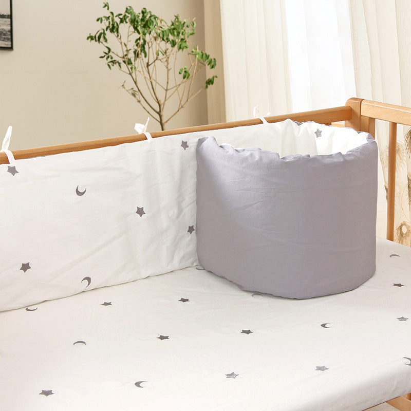 Crib Bed Circumference Soft Bag Anti-collision Baby Bedding Removable And Washable