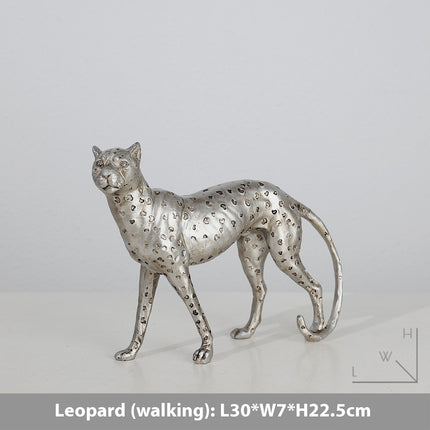 Leopard Resin Crafts Home Ornament And Decoration