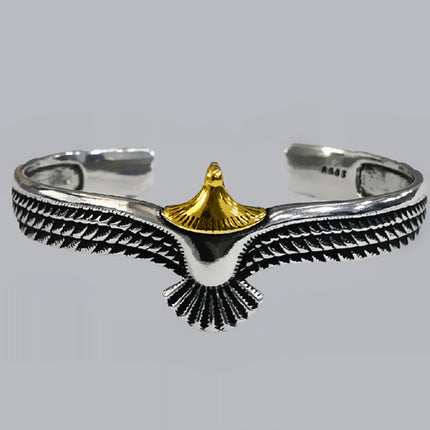 Nordic Viking Vintage Eagle Bracelet Men's Women's Bracelets Adjustable Bangle Animal Jewelry
