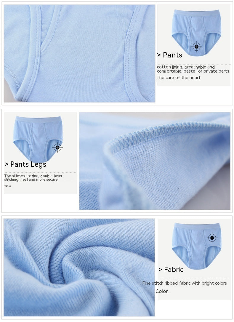 Men's Cotton High Waist Underwear Plus Size