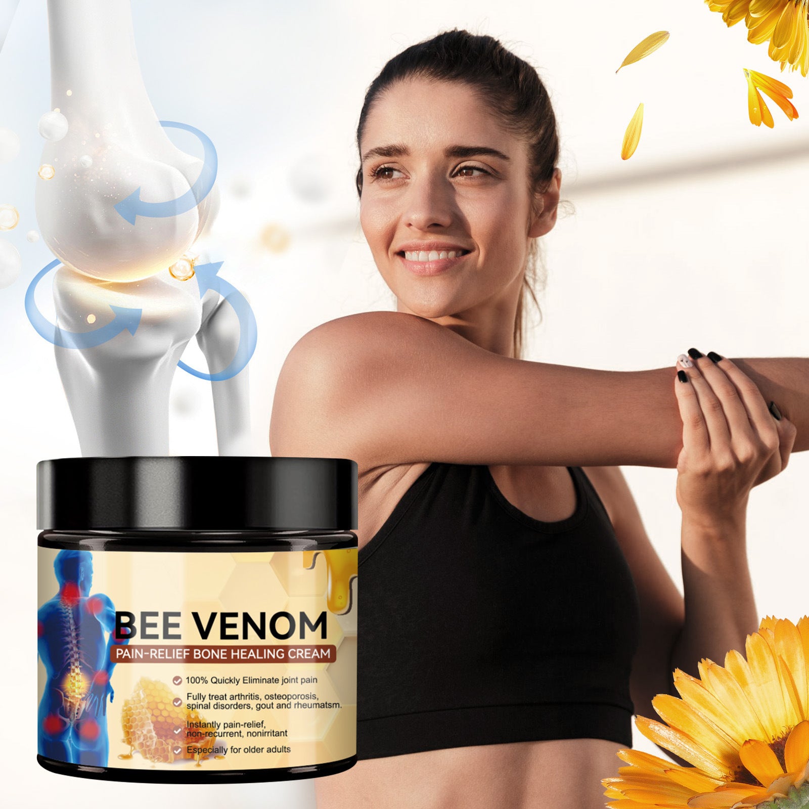 Bee Care Cream 60ml Eases Body Joints