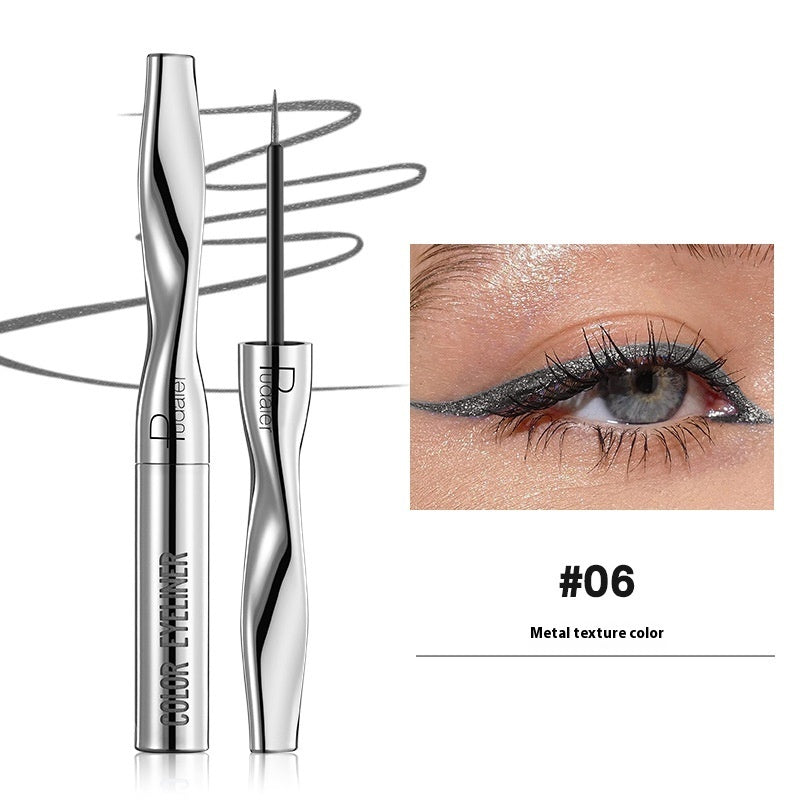 Color Eyeliner Makeup Waterproof Quick-drying Very Fine 24 Colors