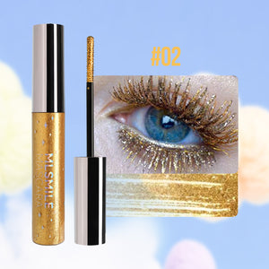 Color Mascara Pearlescent Thin And Glittering Waterproof Not Smudge