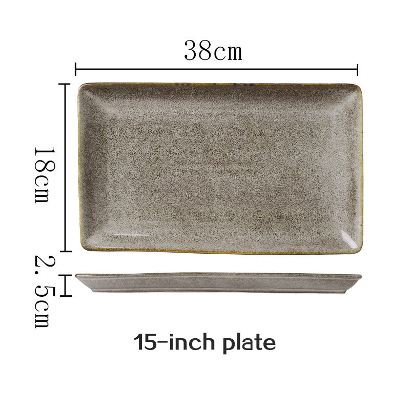 Ceramic Tableware Creative Hotel Steak Plate
