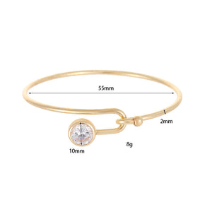 Micro-inlaid Color Zirconium Emerald Temperament Bracelet