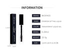 Transparent eyebrow styling liquid