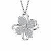 Ladies Lucky Four Leaf Clover Necklace