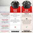 Instant Pot Pro 8 Qt 10-in-1 Electric Pressure Cooker, Black