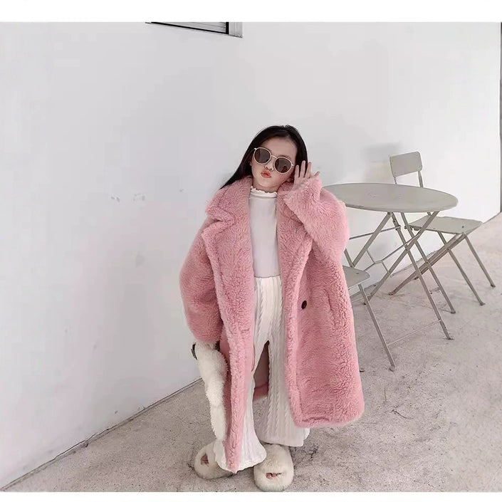 Teddy Fleece Ultra-Soft Quilted Thick Long Coat
