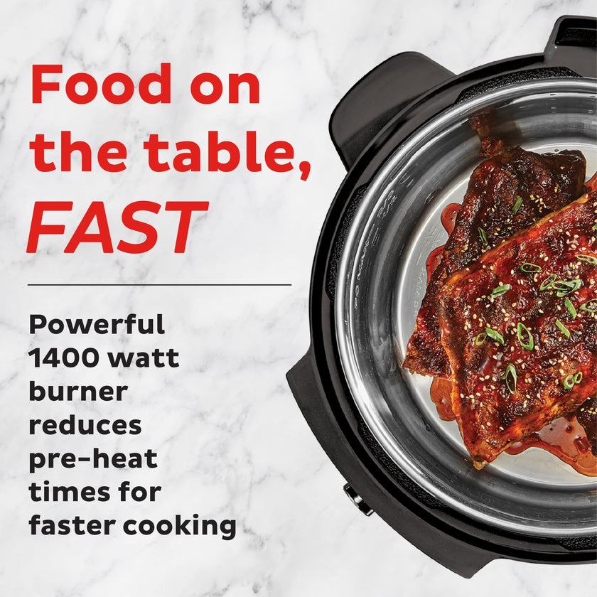 Instant Pot Pro 8 Qt 10-in-1 Electric Pressure Cooker, Black