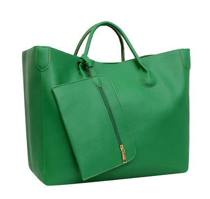 New Genuine Leather Simple And Personalized Tote Mother Handheld Women's Bag