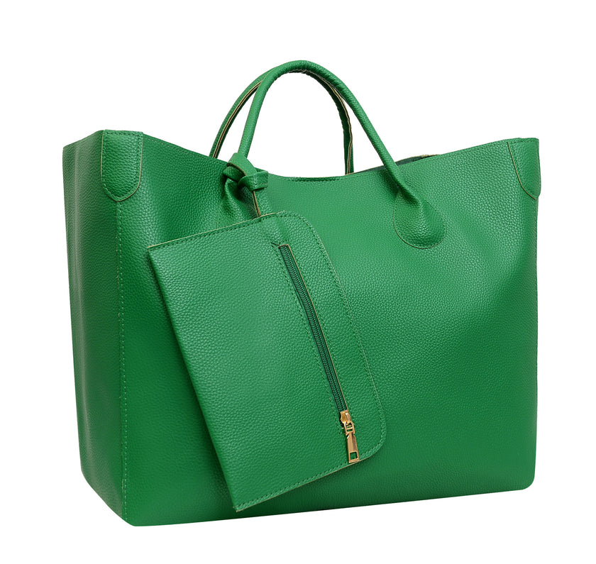 New Genuine Leather Simple And Personalized Tote Mother Handheld Women's Bag