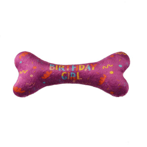 Pet triangle scarf Dog birthday toy bone saliva towel