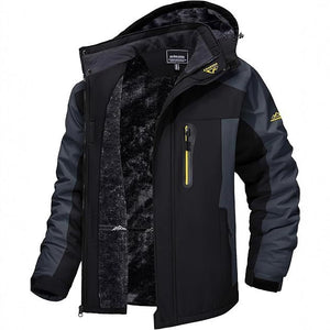 Casual Hooded Warm Cotton Coat Men