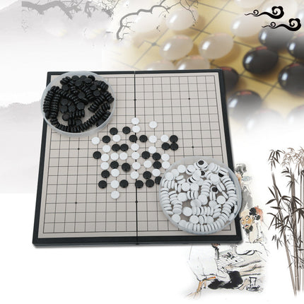 Magnetic Go Folding Board Plastic Children's Game Pieces