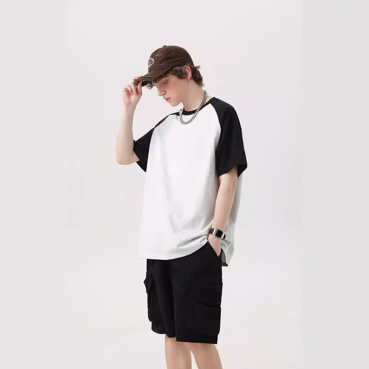 Loose Leisure All-matching T-shirt Men And Women Couple