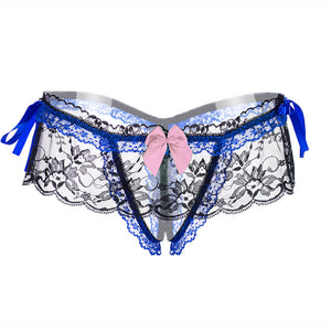 Ladies Underwear Transparent Temptation Lace File Sexy