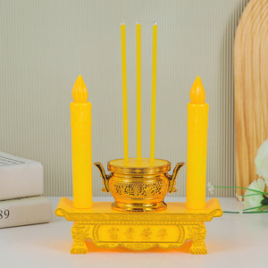 Electronic Censer Buddha Lamp Candlestick Candle