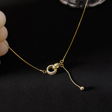 Tassel Necklace For Women Light Luxury Minority Design Sense