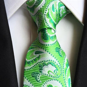 Tie New Paisley Polyester Men's Big Flower Tie Suit Wedding Best Man Tie Formal Wear
