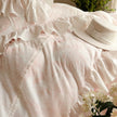 Gentle Crinkled Gauze Cotton Four-piece Duvet Set Bedding