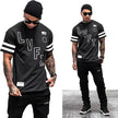 Sports Men's Short Sleeve T-shirt Muscle Fitness Clothes Training Basketball