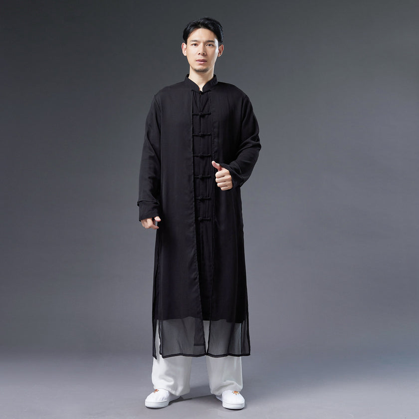 Antiquity Men's Clothing Summer Hanfu White Fairy Chiffon Costume Performance Chinese Robe Male