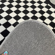 Ins Simple Checkerboard Carpet Irregular