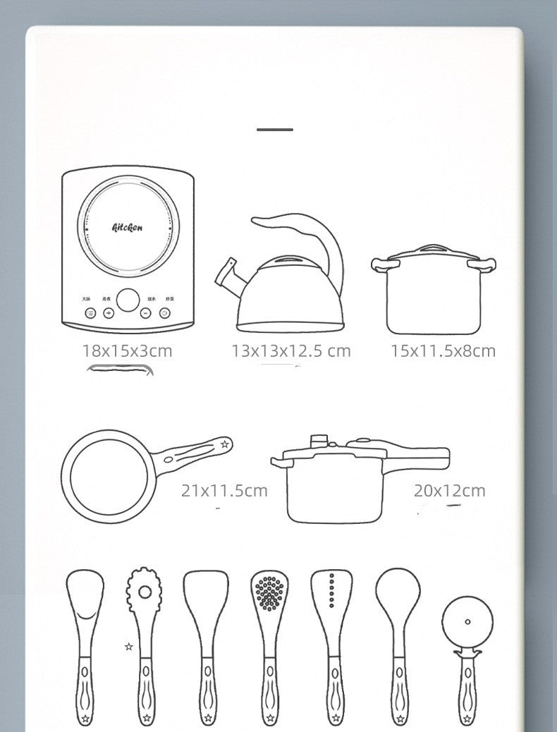 Home Appliances Series Children's Play House Electric Kitchen Toys