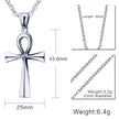 436 Titanium Steel Cross Pendant Gold Necklace