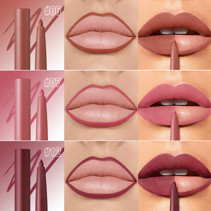 Twelve-color Matte Lip Liner