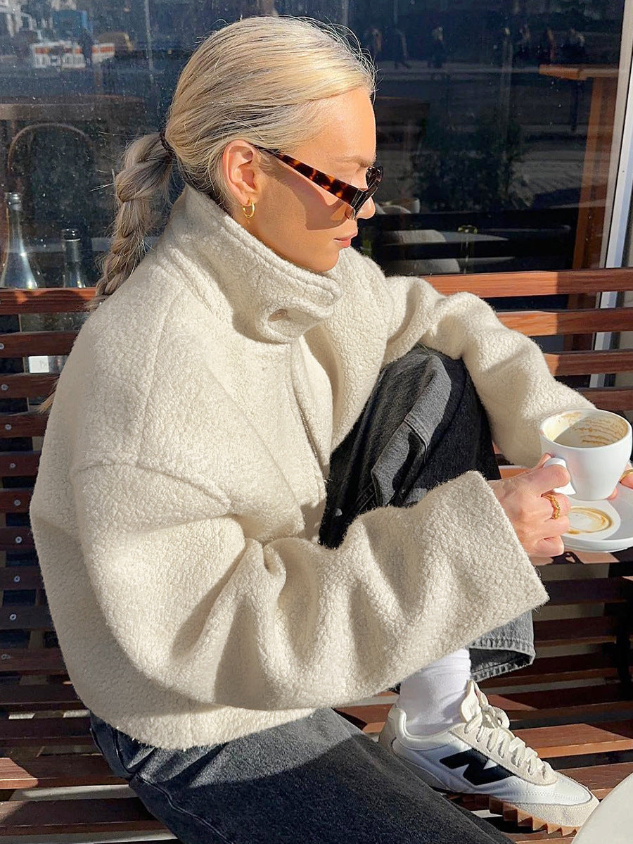 Women fashion warm Berber Fleece Coat