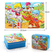 80PCS wooden educational toys educational development baby kids training