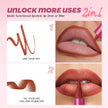 Matte Finish Lipstick Lip Liner Two-in-one