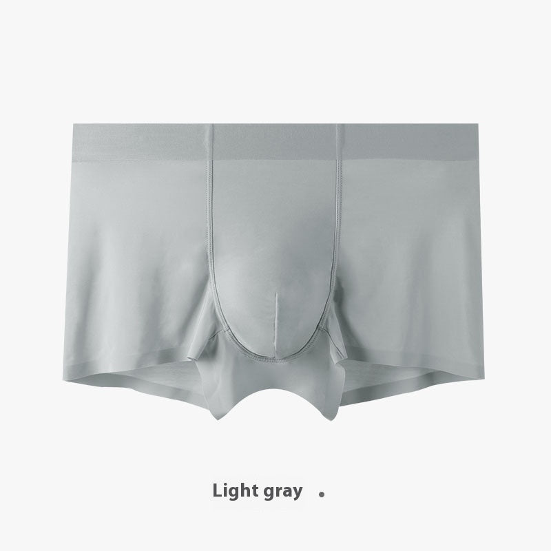 Seamless Men's Ice Silk Underwear Breathable Antibacterial