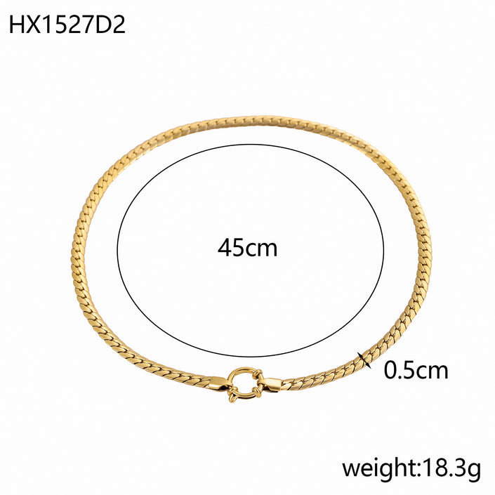 Encrypting Smooth NK Chain Necklace