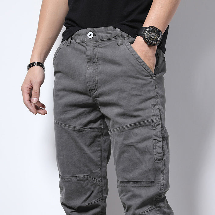 Workwear Men's Summer Thin Multi-pocket Harem Pants