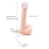 Flesh Color Penis Sucker With Egg Penis Sex Toys For Men And Women