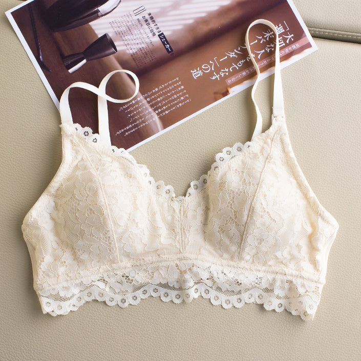 Lace Modal Breathable Sexy Wireless Nursing Underwear